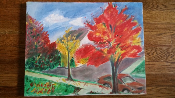 Landscape: Oil on Canvas